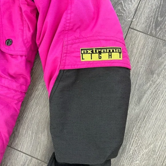 The North Face Vintage Insulated Mountain Parka Jacket Pink Black Size Large - Picture 3 of 12